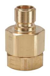 SNAP-TITE BVEAN12-12F COUPLER NIPPLE 3/4-14 BODY BRASS