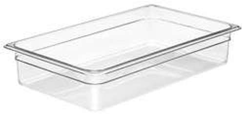CAMBRO MANUFACTURING CA12CW135 FOOD PAN FULL SIZE CLEAR PK 6