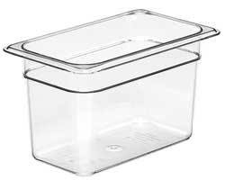 CAMBRO MANUFACTURING CA46CW135 FOOD PAN FOURTH SIZE CLEAR PK 6