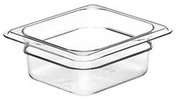 CAMBRO MANUFACTURING CA62CW135 FOOD PAN SIXTH SIZE CLEAR PK 6