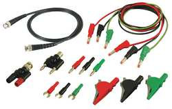 B&K PRECISION CC545 TEST LEADS KIT RED/BLACK/GREEN SILICONE