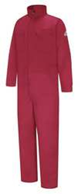 BULWARK CEB2RDLN46 FLAME-RESISTANT COVERALL RED 46