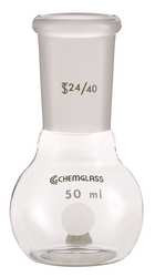 CHEMGLASS CG-1500-04 FLAT BOTTOM FLASK 500ML BOROSILICATE