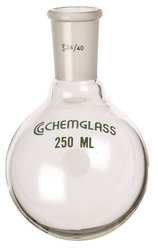 CHEMGLASS CG-1506-94 ROUND BOTTOM FLASK 500ML BOROSILICATE