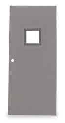 CECO CHMD X VL28 70 X CYL-ST-18ga-WG D3684 METAL DOOR WITH GLASS TYPE 3 84 X 