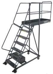BALLYMORE CL-6-14 ROLLING LADDER 300 LB. 102 IN H 6 STEPS