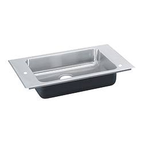 JUST MANUFACTURING CRA-ADA-1725-A-GR SINK SS 17INL X 25INW X 6-1/2INH 18 GA