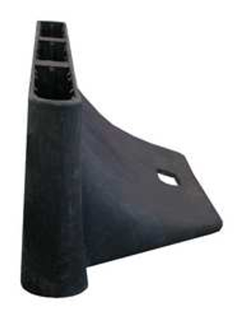 PLASTICADE CSP-SW-ADA35B CROWD/TRAFFIC CONTROL BARRICADE BLACK