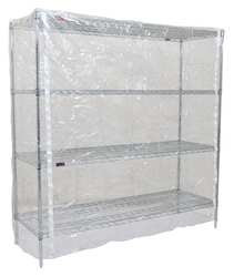 EAGLE GROUP CZ-74-2472-T CART COVER 72X24X74 CLEAR VINYL ZIPPER