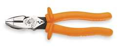 KLEIN TOOLS D213-9NE-CR-INS CUTTING CRIMPING PLIERS, INSULATED, 9-IN