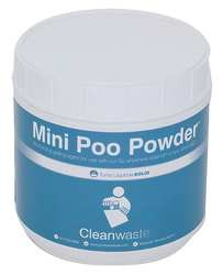 CLEANWASTE D556POW MINI POO POWDER WASTE TREATMENT 55SCOOPS