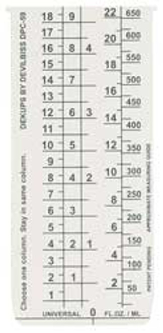 DEVILBISS DPC-59-K10 DISPOSABLE MEASURING GUIDE INSERTS PK10 DEVILBISS DPC-59-K10 DISPOSABLE MEASURING GUIDE INSERTS PK10