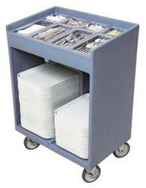 CAMBRO MANUFACTURING EATC1418401 TRAY AND SILVER CART 500 CAP BLUE CAMBRO MANUFACTURING EATC1418401 TRAY AND SILVER CART 500 CAP BLUE