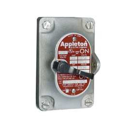 APPLETON ELECTRIC EDKF22-AQ FRONT COVER 2-POLE 1GANG 20A