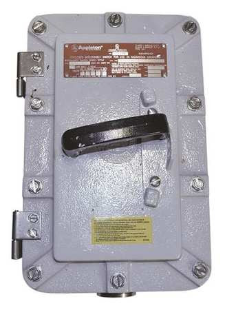 APPLETON ELECTRIC EDS6036 HAZARDOUS LOCATION SAFETY SWITCH 600VAC