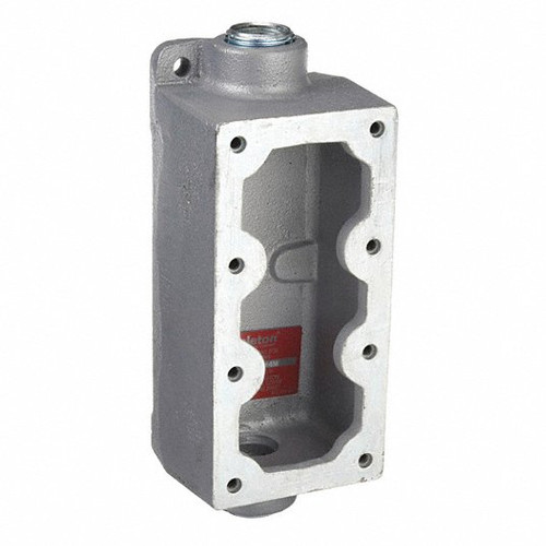 APPLETON ELECTRIC EDSC147 MOUNTING BODY 3DEVICE 1/2IN FEEDTHR IRON