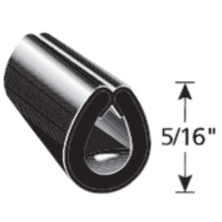 TRIM LOK INC EGB-250 EDGE GUARD BLACK 5/16 IN L 250 FT.