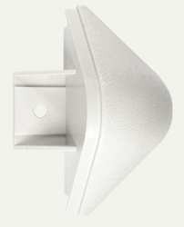 PAWLING CORP ETC-30-0-301 H3621 END CAP LINEN WHITE 4-1/8IN