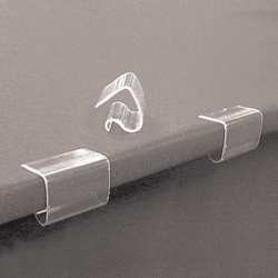 FASTENATION, INC. EZTCC-38X916 TABLE CLOTH CLIP RIGID PVC PK 100