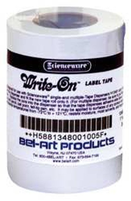 BEL-ART PRODUCTS F13480-0100 LABEL TAPE WHITE 1 IN. PK 3