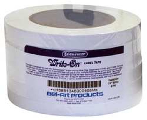 BEL-ART PRODUCTS F13483-0050 LABEL TAPE WHITE 1/2 IN. PK 6