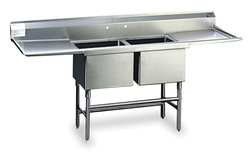 EAGLE GROUP FN2036-2-18-14/3 SCULLERY SINK WITHOUT FAUCET 76 IN L