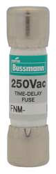COOPER BUSSMANN FNM-6/10 250 VAC, 0.6 AMP, TIME DELAY GENERAL PUR