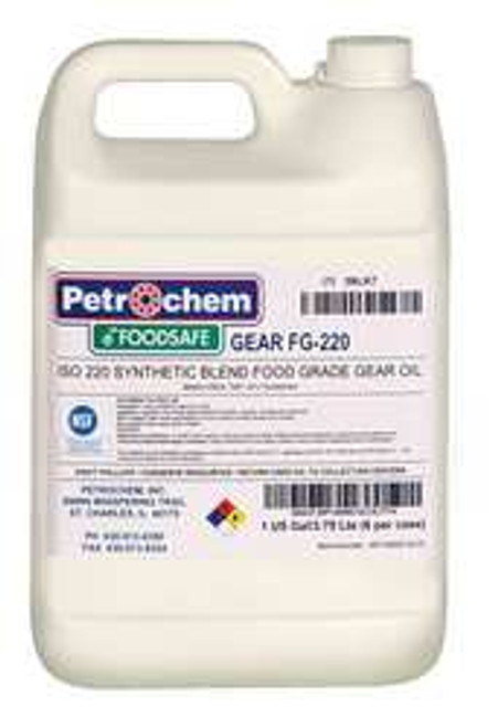 PETROCHEM FOODSAFE GEAR FG-220-001 GEAR LUBRICANT 1 GAL VISC 220