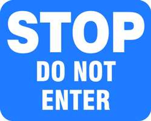 ACCUFORM SIGNS FRR356 SIGN DO NOT ENTER NON-REFLECTIVE 15 X 12