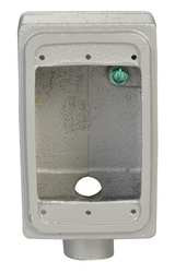 APPLETON ELECTRIC FSLA-1-50 WEATHERPROOF BOX,3INLET,4.56"L,IRON