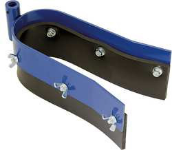 KRAFT TOOL GG815-01 CRACK SQUEEGEE U-SHAPE REV BLACK 20 IN