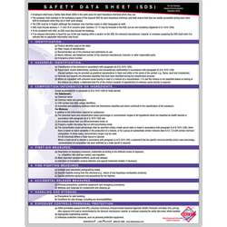 LABELMASTER GHISTRNTC2 TRAINING CHART WORKPLACE SAFETY ENGLISH