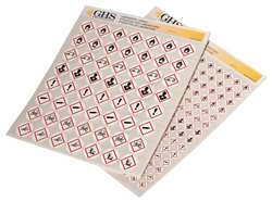 GHS SAFETY GHS1299 HAZARD CLASS DECAL VARIETY PACK