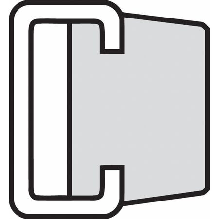 FENNER DRIVES GR1101L120.00 BELT GUIDE 10 FT. UHMW CHANNEL TYPE C3