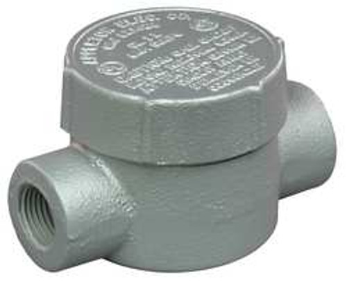 APPLETON ELECTRIC GRJC50 CONDUIT OUTLET BOX HAZLOC C 1/2 HUB IRON