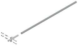 COTTERMAN GT1004-ST-KIT SINGLE TRACK SECTION AND BRACKET 4 FT L
