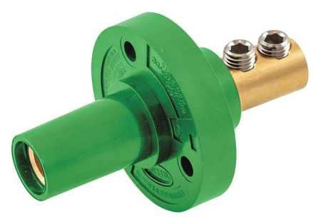 HUBBELL HBL15FRGN RECEPTACLE GRN FEMALE 8-2 TAPER