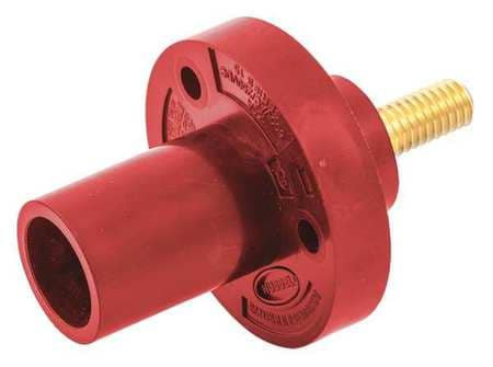 HUBBELL HBL15MRSR RECEPTACLE STUD RED MALE TAPER