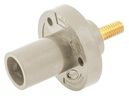 HUBBELL HBL15MRSW RECEPTACLE WHITE MALE STUD SERIES 15