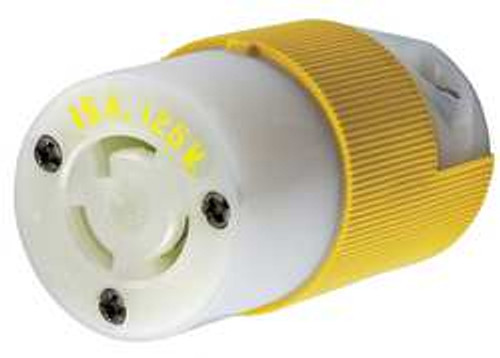HUBBELL HBL47CM29C PLUG 125VAC 15A L5-15C 2P 3W 1PH