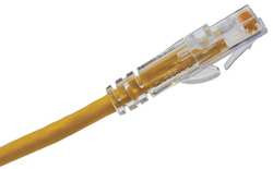 HUBBELL HC6AY15 PATCH CORD CAT 6A ASCENT YELLOW 15FT