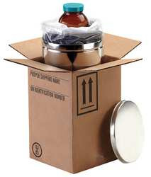 BERLIN HMS-6651M HAZMAT SHIPPING KIT 8 OZ BOTTLE PK 4