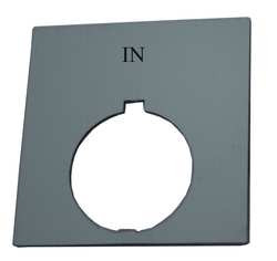 EATON HT8SP17 LEGEND PLATE INDICATING LIGHT BLACK