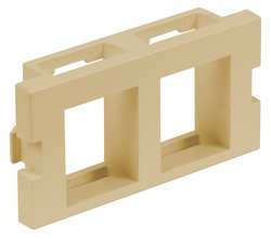 HUBBELL IM2K1EI ISTATION MODULE 2 PORTS IVORY UNLD