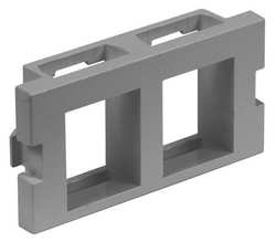 HUBBELL IM2K1GY ISTATION MODULE 2 PORTS GRAY UNLD