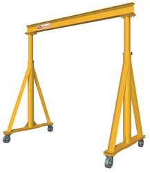 CALDWELL K90-8-16/12 PRTBL GANTRY CRANE 16000LB MAX HT 16FT