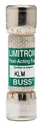 COOPER BUSSMANN KLM-1 FUSE 1A NONINDICATING KLM 600VAC/DC