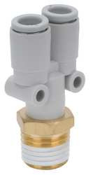 SMC KQ2U12-04AS Y BRANCH 12MM TUBEXMALE BSPT