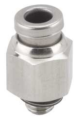 SMC KQG2H07-32 MALE CONNECTOR THREAD 10-32 TUBE 1/4 IN
