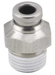 SMC KQG2H08-01S MALE CONNECTOR THREAD 1/8 IN TUBE 8MM